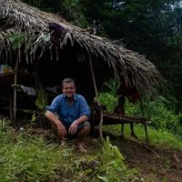 Pierre de Valombreuse dans sa vallée chérie à Palawan aux Philippines