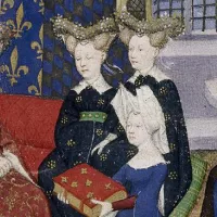 Wikimédia Commons - Christine de Pisan offrant ses Épîtres du Débat sur le Roman de la Rose à Isabeau de Bavière