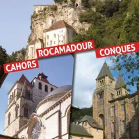 2020-Diocèse de Cahors- Les trois lieux de pèlerinage proposent ensemble des activités spirituelles pour organiser un pèlerinage unique.