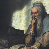 Wikimédia Commons - Saint Paul en prison, par Rembrandt, 1627.