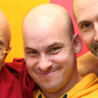 RCF / Thierry Lyonnet - De g. à dr., Matthieu Ricard, Alexandre Jollin et Christophe André
