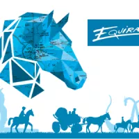 Equirando, plus grand rassemblement européen de tourisme équestre du 30 juillet au 1er août 2021 au Parc départemental de l'Isle Briand au Lion-d'Angers.