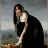Marie-Denise Villiers, Portrait présumé de Madame de Soustra (1802)