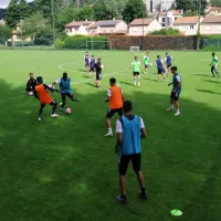 Derniers ajustements pour les Ponots avant le début du championnat. ©Cédric Bonnefoy