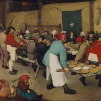 Le Repas de noce, de Pieter Brueghel l'Ancien (1568) ©Wikimédia Commons