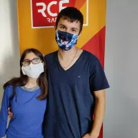 Nicolas Pinault, qui a créé le compte Instagram "Harcèlement_stops", et Christelle © RCF - Hugo Sastre
