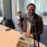 Julien Vick dans nos studios de RCF à Metz