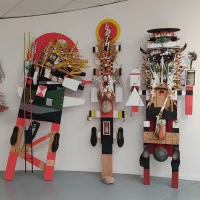 Prêtre et artiste, Jean-Marie Chupin a créé des dizaines de totems. "Son langage est débarrassé de la représentation traditionnelle", constate son frère Dominique. © RCF Anjou