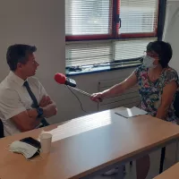 Alain Chapuis au micro de RCF Pays de l'Ain
