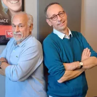 Francis Perrin et Vincent Belotti à RCF 