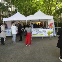 Le forum pour l'emploi disposait aussi d'un pôle intérim /photo: Laurène Rocheteau