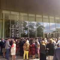 La foule était nombreuse pour l'inauguration de la nouvelle MCB © RCF - Guillaume Martin Deguéret.