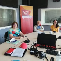 Chantal Bernard, Père Denis Velfert et Anne Sophie Vaxaelaere