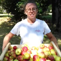 Virginie Broncy, fondatrice et présidente du potager d’à côté