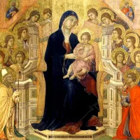 La Maestà de Duccio di Buoninsegna (XIVe siècle), Museo dell'Opera Metropolitana del Duomo (Sienne) ©Wikimédia commons