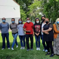 les participants à la formation code de la route LUSIE 01