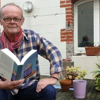 Hervé Bellec pour son roman "Chez Scarlette" © Christophe Pluchon, 2021