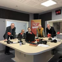 Le club57 : Roger Cayzelle entouré de Patrick Scharf, Jean-Marie Vannesson, Jean-Louis Baudoux et Cédric Rouillon. 