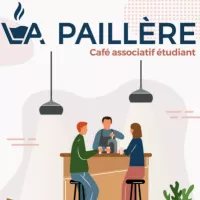 ce café est situé près de l’arrêt de tramway Doyen Brus sur la ligne B, en plein cœur du campus Pessac-Talence ©le café associatif La Paillère