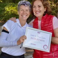 Remise du trophée OMS Grenoble "Club du mois" aux responsables de L'ITS