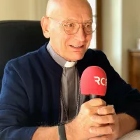 Mgr Marceau dans son bureau à Nice ce 5 octobre 2021 - Photo D. T. 