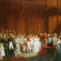 Mariage de Victoria et d'Albert, peinture de George Hayter ©Wikimédia commons