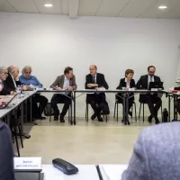 Les 8 février 2019, Jean-Marc SAUVE (c), président, et les membres de la Ciase à Paris ©CIRIC