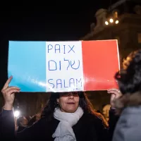 Le 19 février 2019, manifestation contre l'antisémitisme place de la République, Paris ©Olivier DONNARS/CIRIC