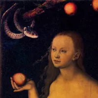 Adam et Ève (détail) de Lucas Cranach l'Ancien (1528) ©Wikimédia commons