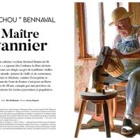 Bernard Bennaval, maître vannier. © La Bouinotte