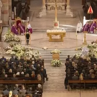 La messe de funérailles de Bernard Tapie à la cathédrale de la Major. DR