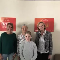 Svenja Lhez, Zoé Ménagé et Valérie Strohmenger.