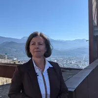 Valérie Drezet-Humez le 18 octobre 2021 sur le site de la Bastille à Grenoble