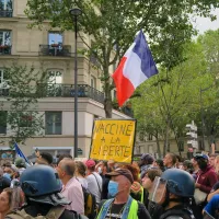 Manifestation contre le pass sanitaire