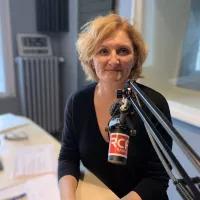 Avec Sandrine Knaff, dans les studios de RCF à Metz