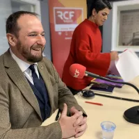  Christophe Arend dans les studios de RCF à Metz