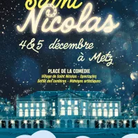 Saint Nicolas nous donne rendez-vous à Place de la Comédie à Metz