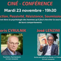 Boris Cyrulnik et José Lenzini, co-auteur du livre "Chérif Mécheri"