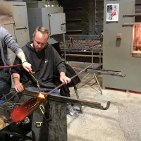 Souffleurs de verre de l'Ecomusée de Fourmies  © RCF hauts de France Anne Henry