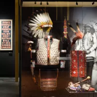 Exposition « Sur la piste des Sioux » au musée des Confluences - © Musée des Confluences - Bertrand Stofleth