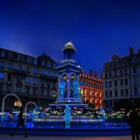 Les lumignons du chœur, place des Jacobins - © Ville de Lyon