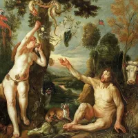  Adam and Eve par Jacob Jordaens - 1640- Huile sur toile - Musée National de Varsovie/ Wikimedia Commons