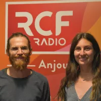 Pauline Bagot et Morgan Renault, membre de Solidarifood ©RCF Anjou