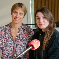 Angéline Ribadeau (à gauche) et Lou Segura - © RCF Lyon