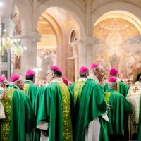 Les évêques à Lourdes lors de l'assemblée plénière des évêques de France en novembre 2019 - Crédits : Guillaume POLI / CIRIC