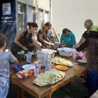 Repas guinguette au secours catholique à Bourg-en-Bresse