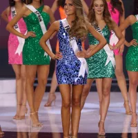 Miss France 2021, Amandine Petit, à l'élection Miss Univers, le 16/05/2021 en Floride - Crédit : Rodrigo Varela / GETTY IMAGES NORTH AMERICA / Getty Images via AFP