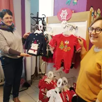 Dorota et Martine du Service diocésain de la Charité