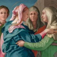 Visitation de la Vierge Marie à sa cousine Élisabeth, Pontormo ©Wikimédia commons