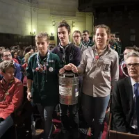 Remise de la Lumière de la Paix de Bethléem, le 11/12/2016, église réformée du Saint-Esprit, Paris - Crédit : Corinne SIMON/CIRIC